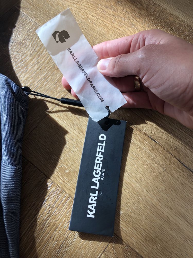 Sukienka nowa z metką r. 8 Karl Lagerfeld basic koronka