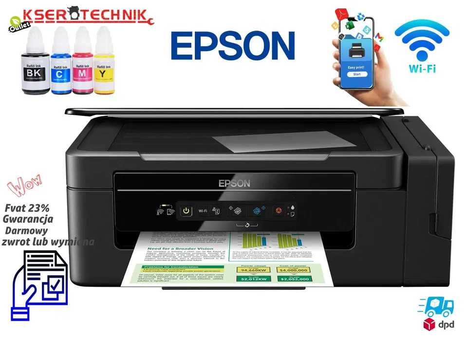 Epson L3060 – drukarka z systemem stałego zasilania w tusz (CISS)