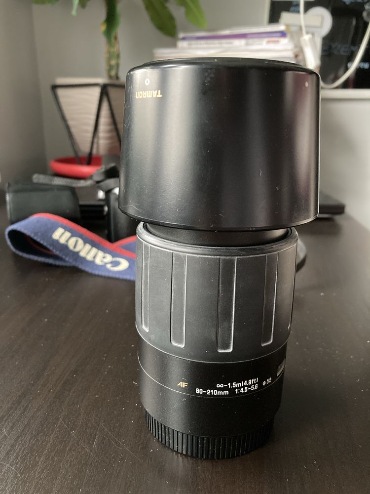 Tamron 80-210 f/4,5-5,6 do Canona obiektyw