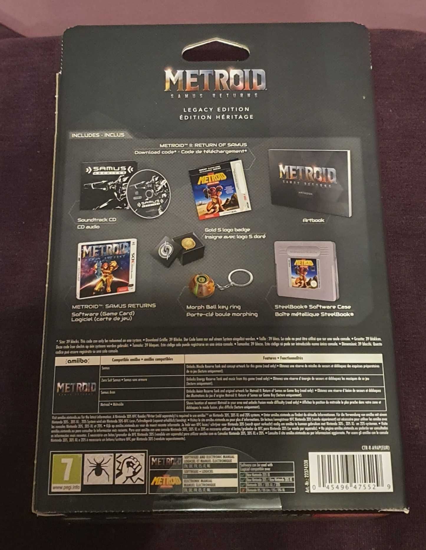 Metroid Samus Returns 3DS Legacy Edition