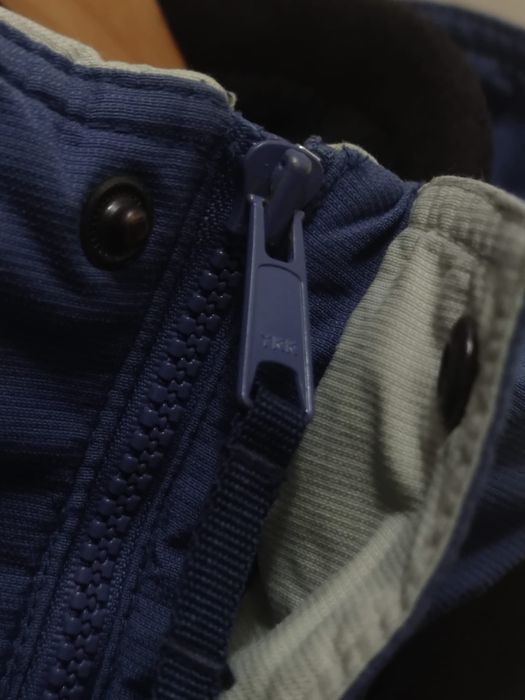 Kurtka Columbia Sportswear XL XXL niebieska wiatrówka z podpinką ociep