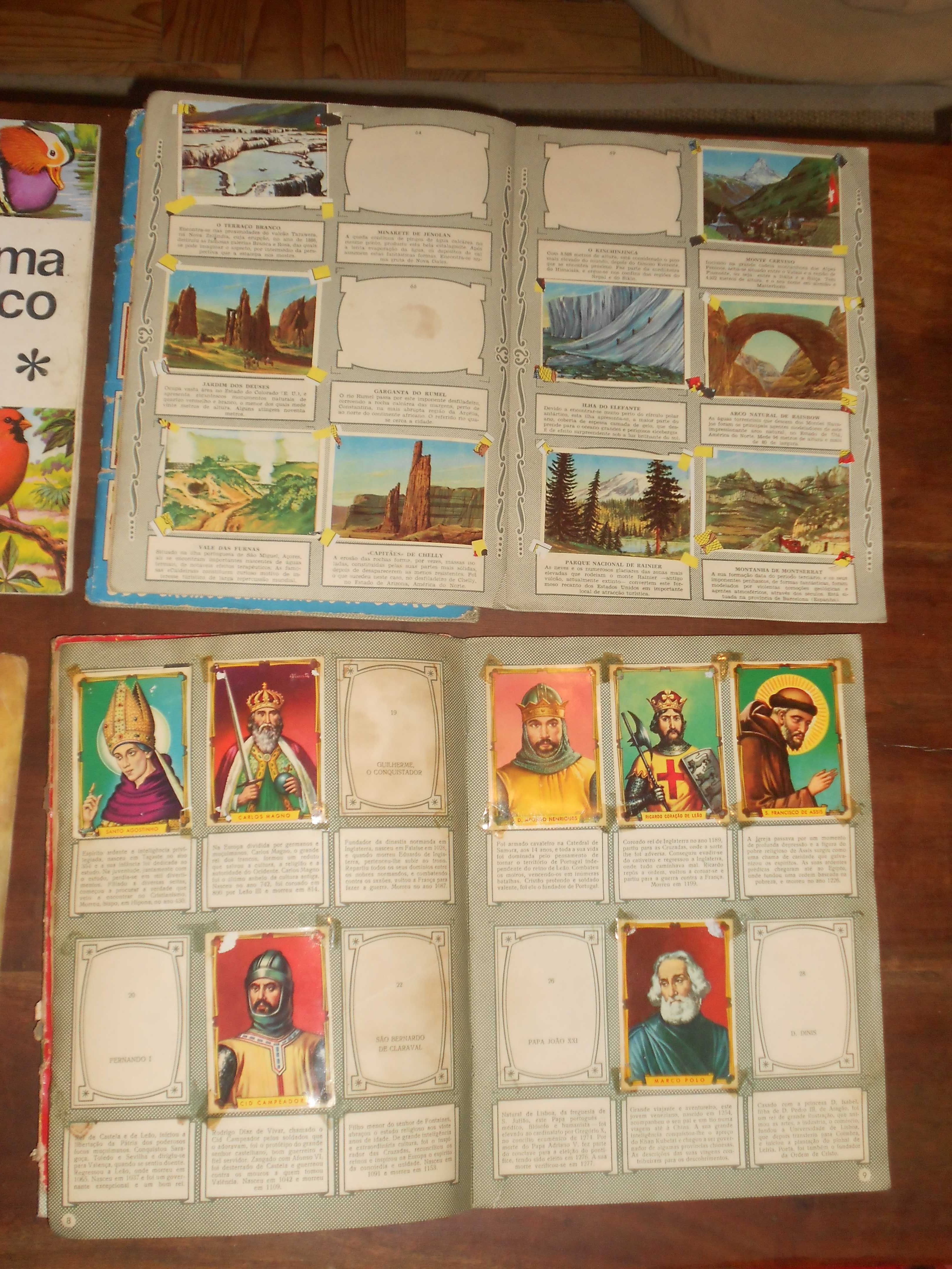 Diversas cadernetas cromos muito antigas - 10 diferentes