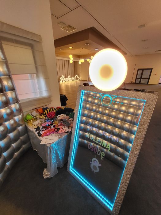 FOTOLUSTRO fotobudka FOTOGRAF dekoracja atrakcja na wesele FB