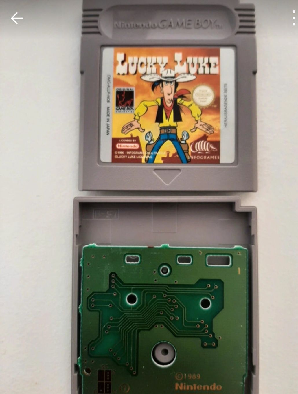 Jogo Lucky Luke para Nintendo Game Boy