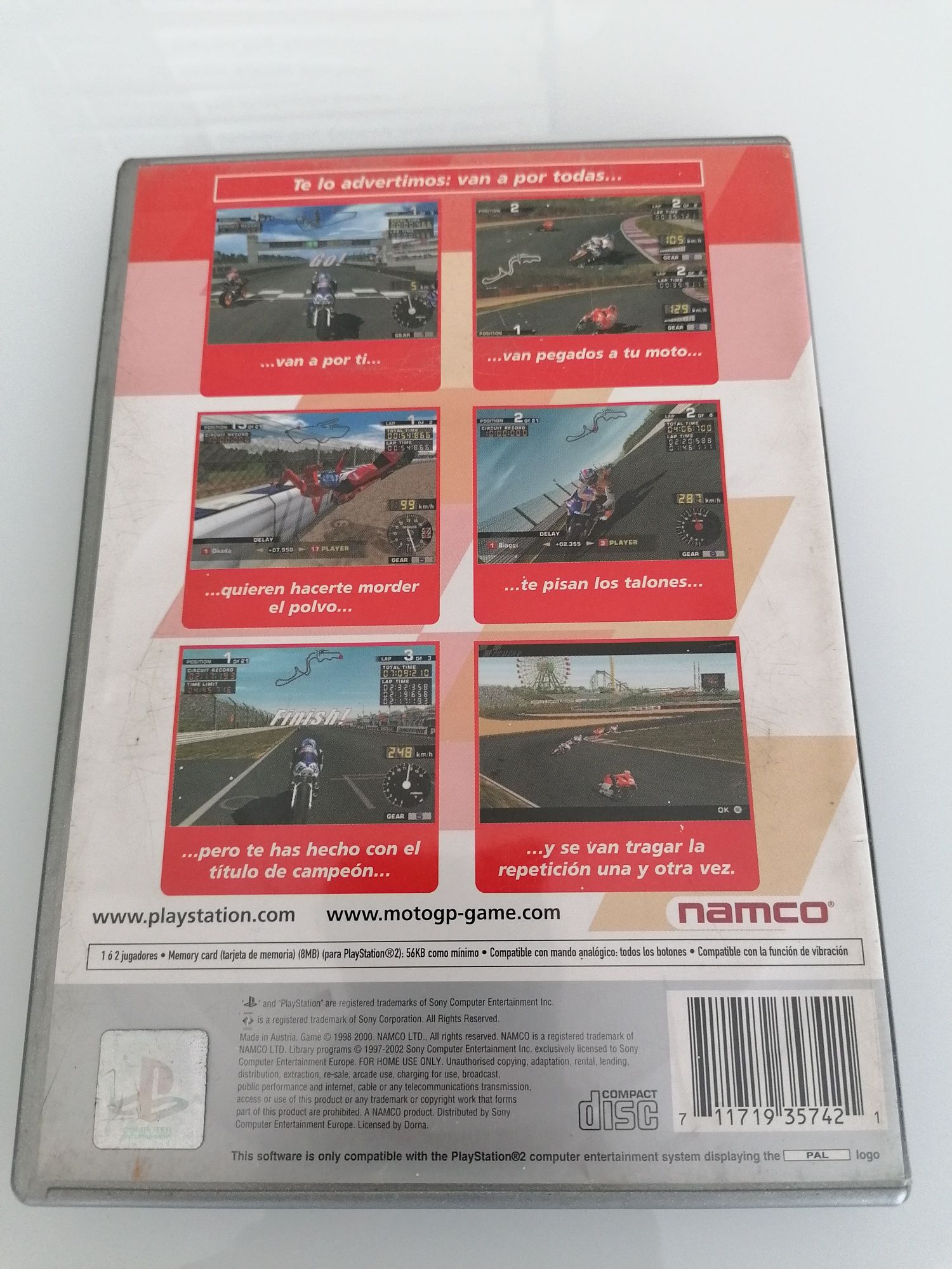 Ps2 moto GP namco