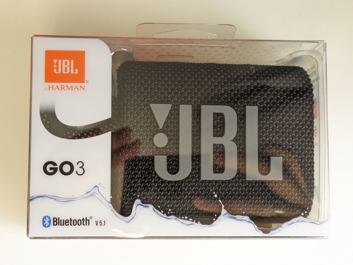 Coluna Bluetooth JBL Go 3 - nova e selada