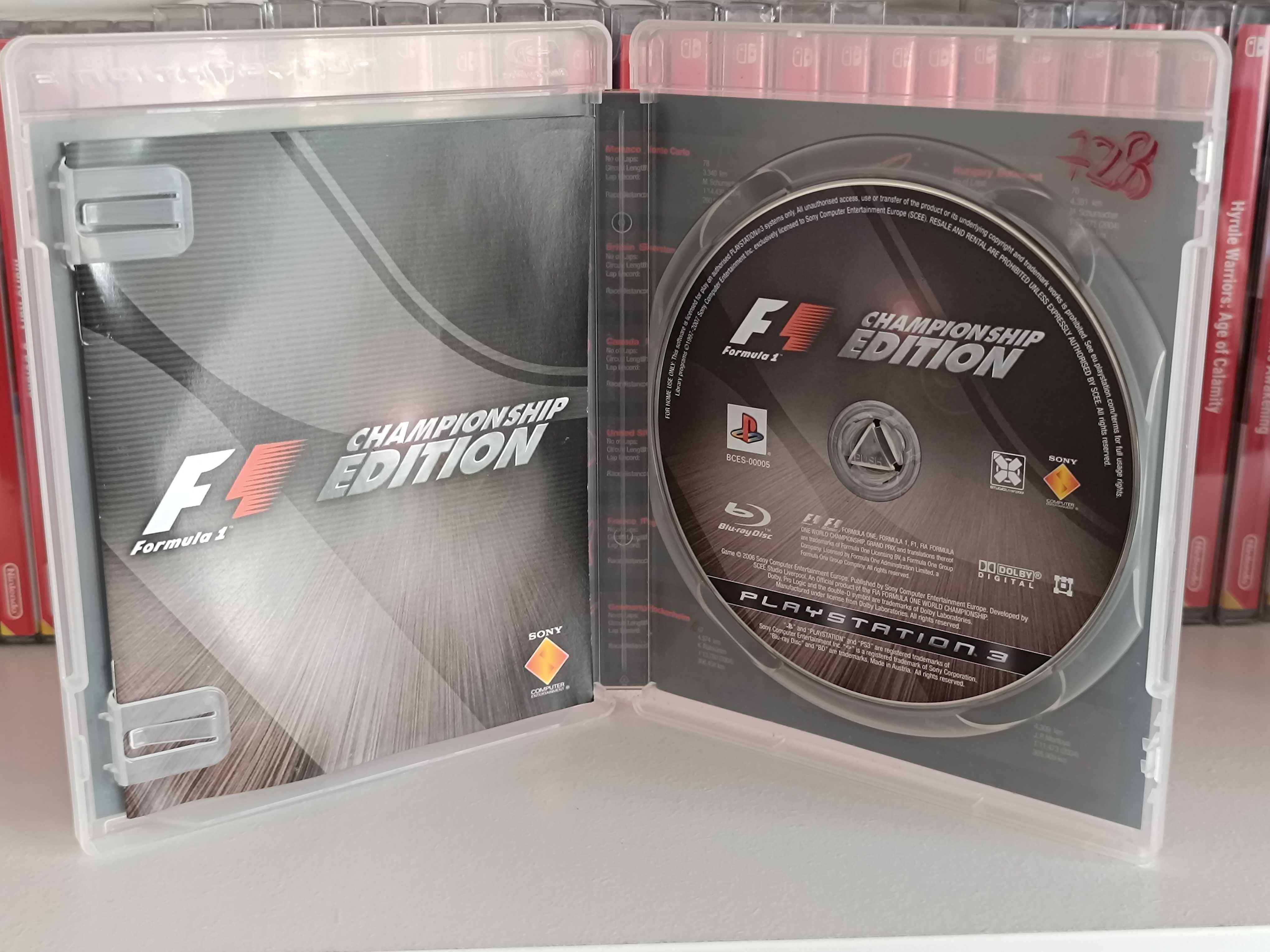 PS3 Jogos Formula 1 2011 e Formula 1 Championship Edition