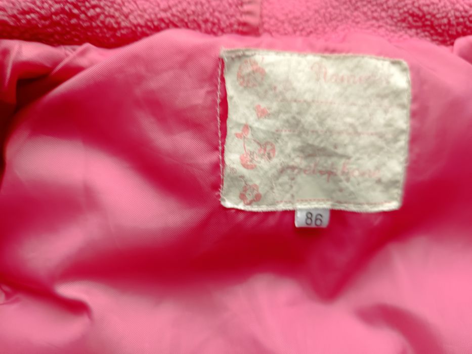 Kamizelka bezrękawnik dla dziewczynki r 86