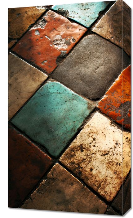 Obraz 40x70cm Ceramiczna Kompozycja