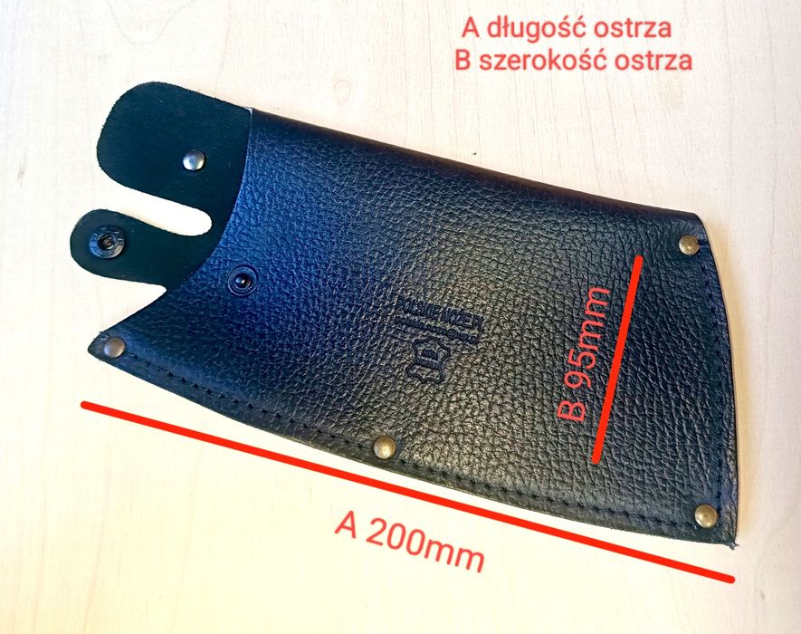 Skórzany pokrowiec na ostry tasak