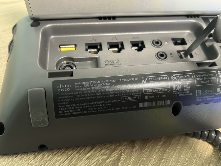 #1715 Cisco CP-8865 CP-8800 telefon VoIp