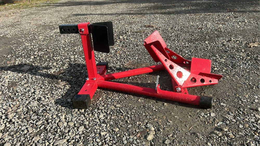 Stojak motocyklowy transportowy