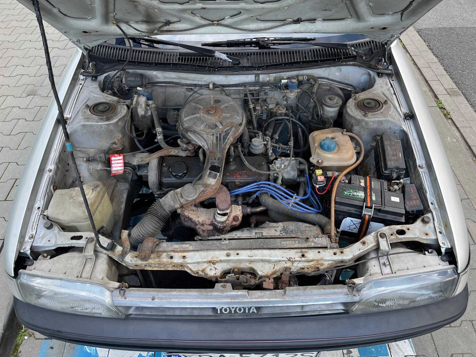 Ważna butla LPG! 37letnia Toyota corolla e9 1988 1.3 LPG 296200km,