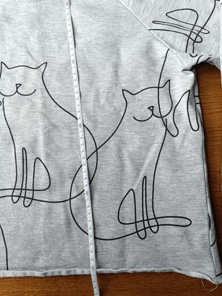 Bluza szara w koty