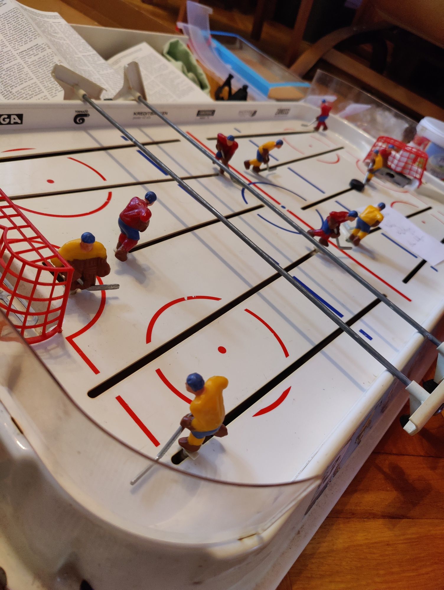 STIGA play off hockey hokej retro vintage gra piłkarzyki stołowa NHL