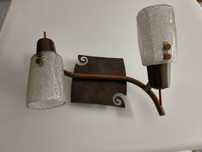 Foco 2 luzes de cor bronze