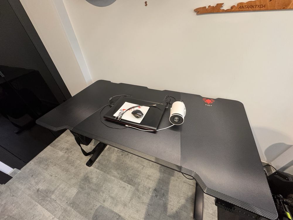 Biurko Endorfy Atlas L Electric 150cm Regulacja wysokości Czarny