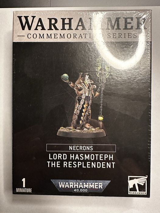 Warhammer 40k Necrons LORD Hasmoteph THE RESPLENDENT