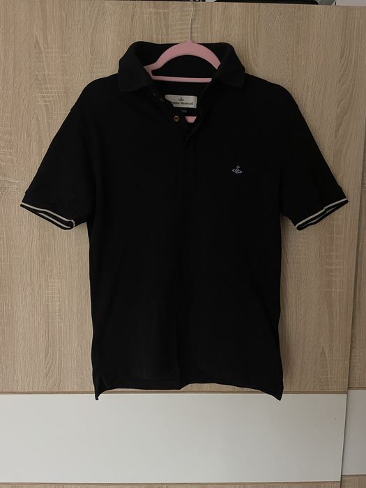 Koszulka Polo Vivienne Westwood M czarna logowana jak nowa viral hit