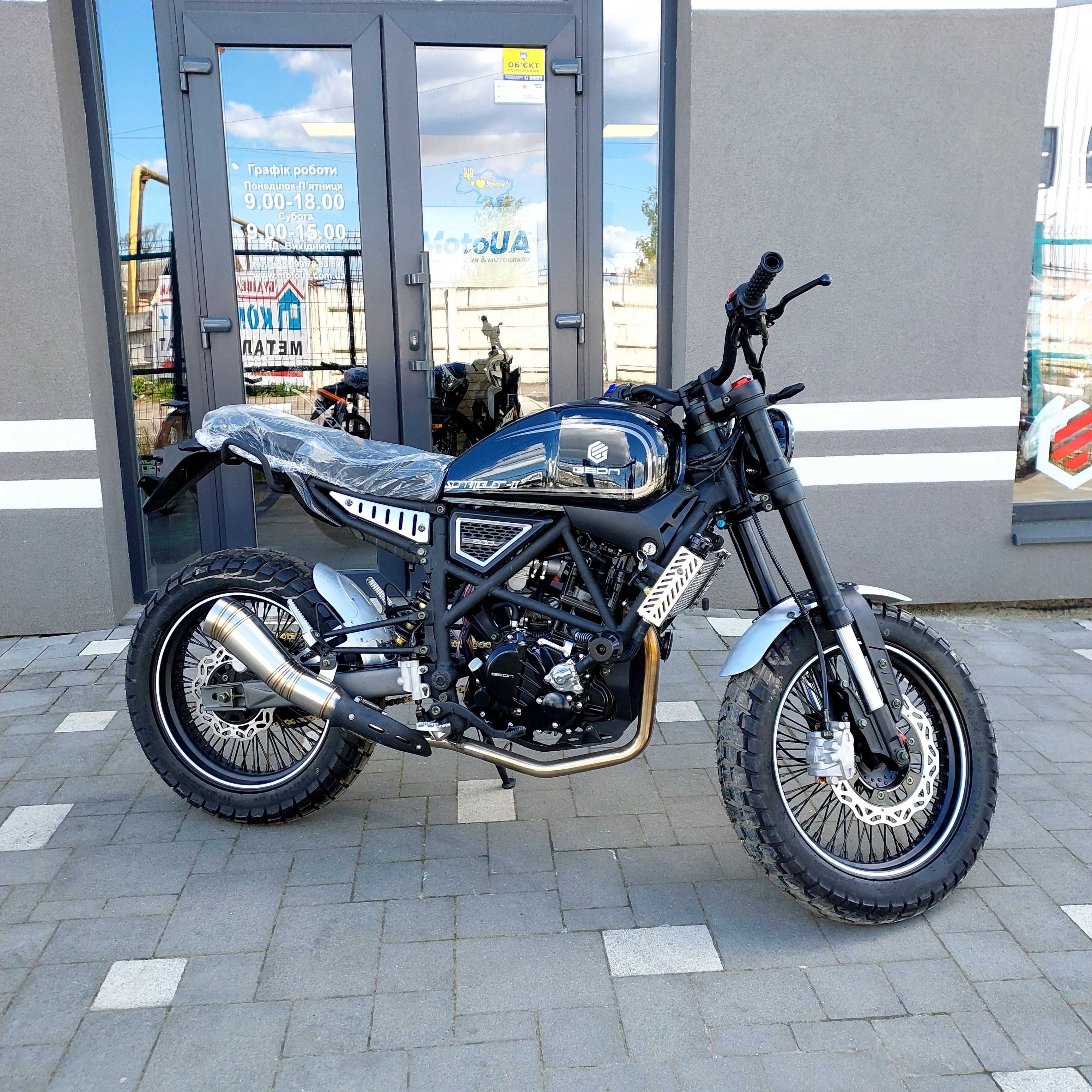 Мотоцикл Geon Scrambler 300, 26 к.с., КПП 6 передач, гарантія,доставка