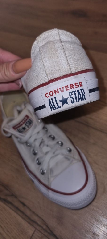 Converse all star rozmiar 37 białe