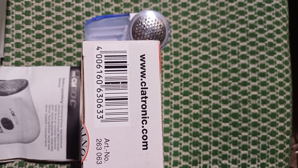 Прилад для чищення одягу CLATRONIC mc3240