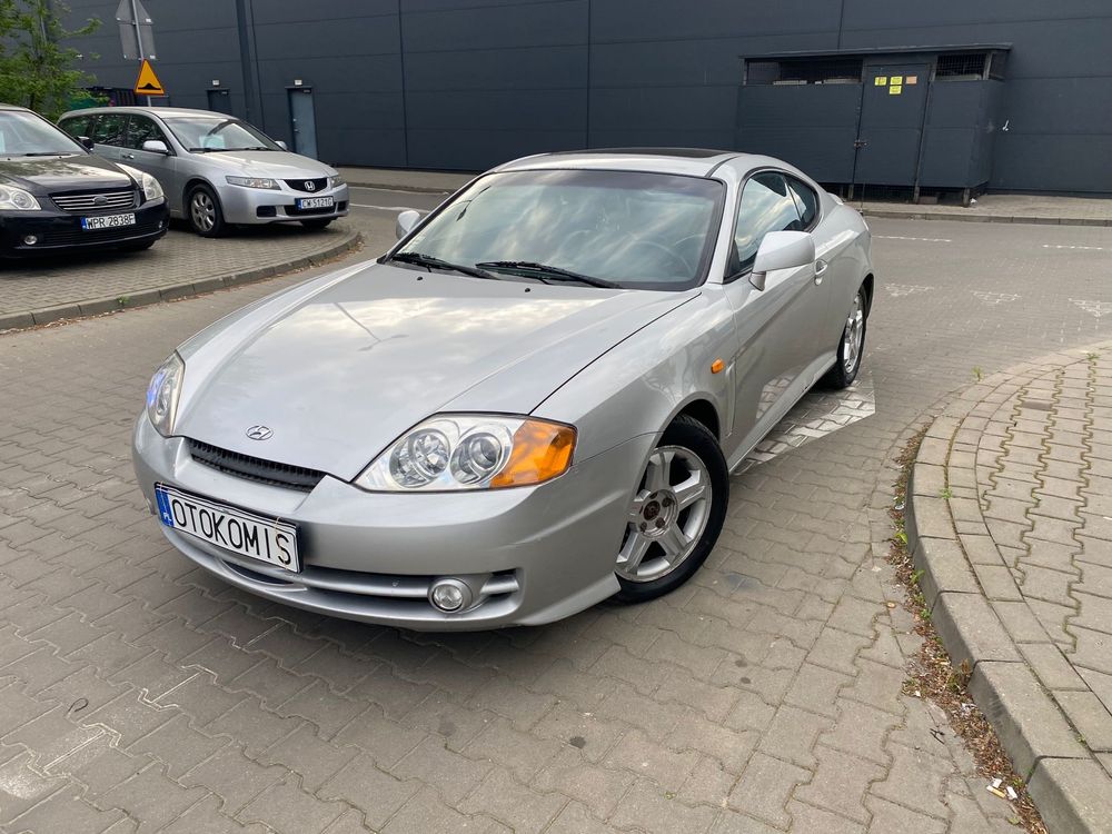 Hyundai Coupe 2.0 LPG 2004 rok alufelgi klima skóra szyberdach