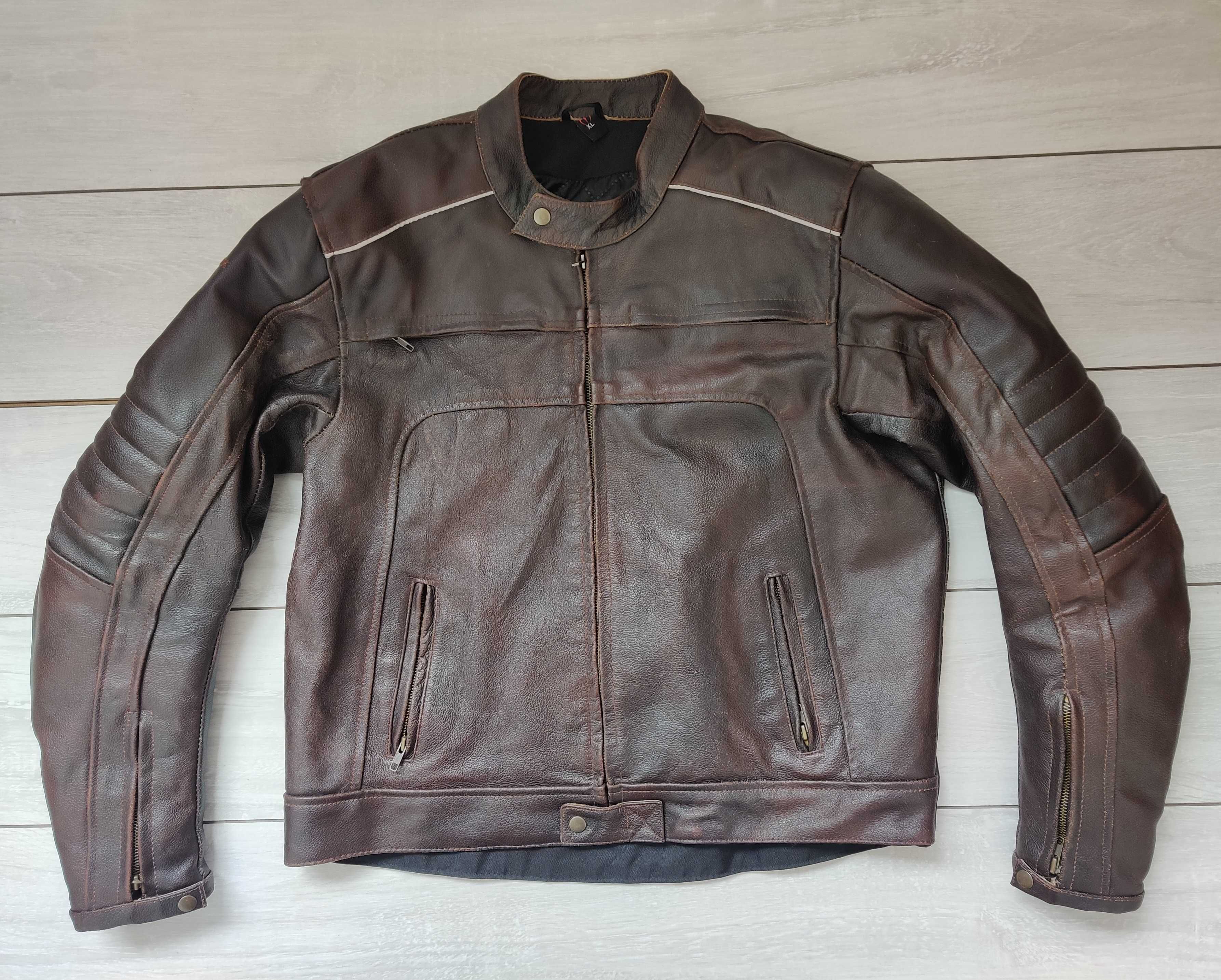 Куртка кожана мотокуртка куртка захист гоночна L-XL apparel gear