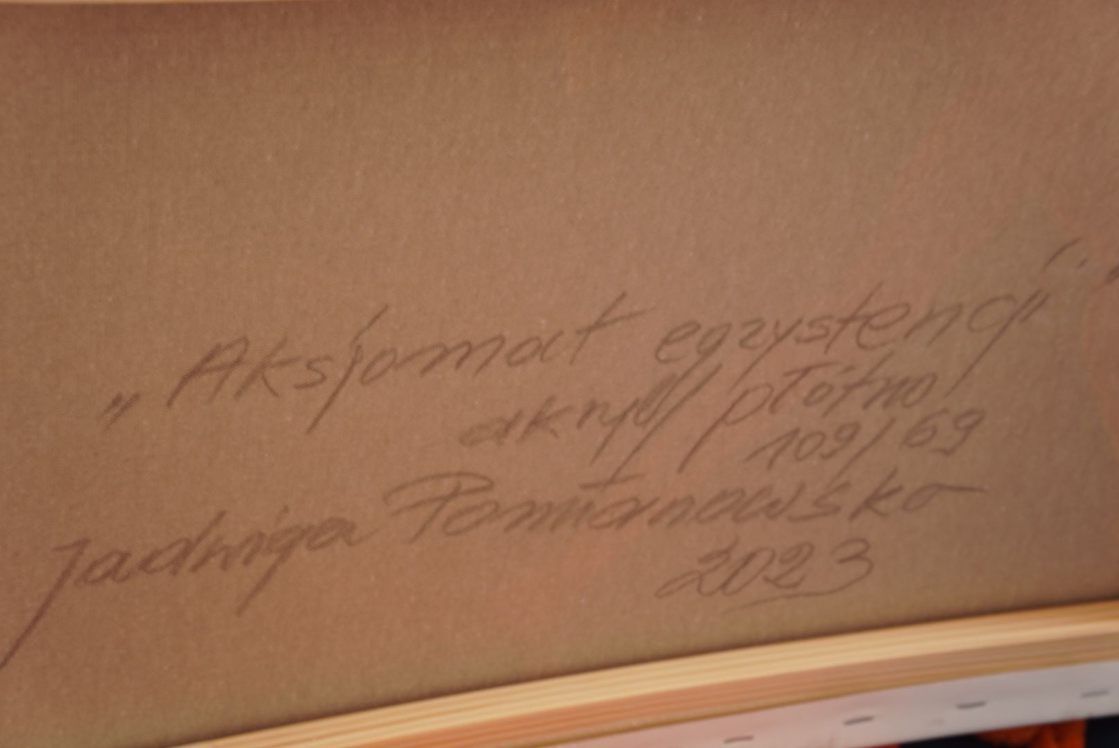 Obraz akryl/płótno 109x69