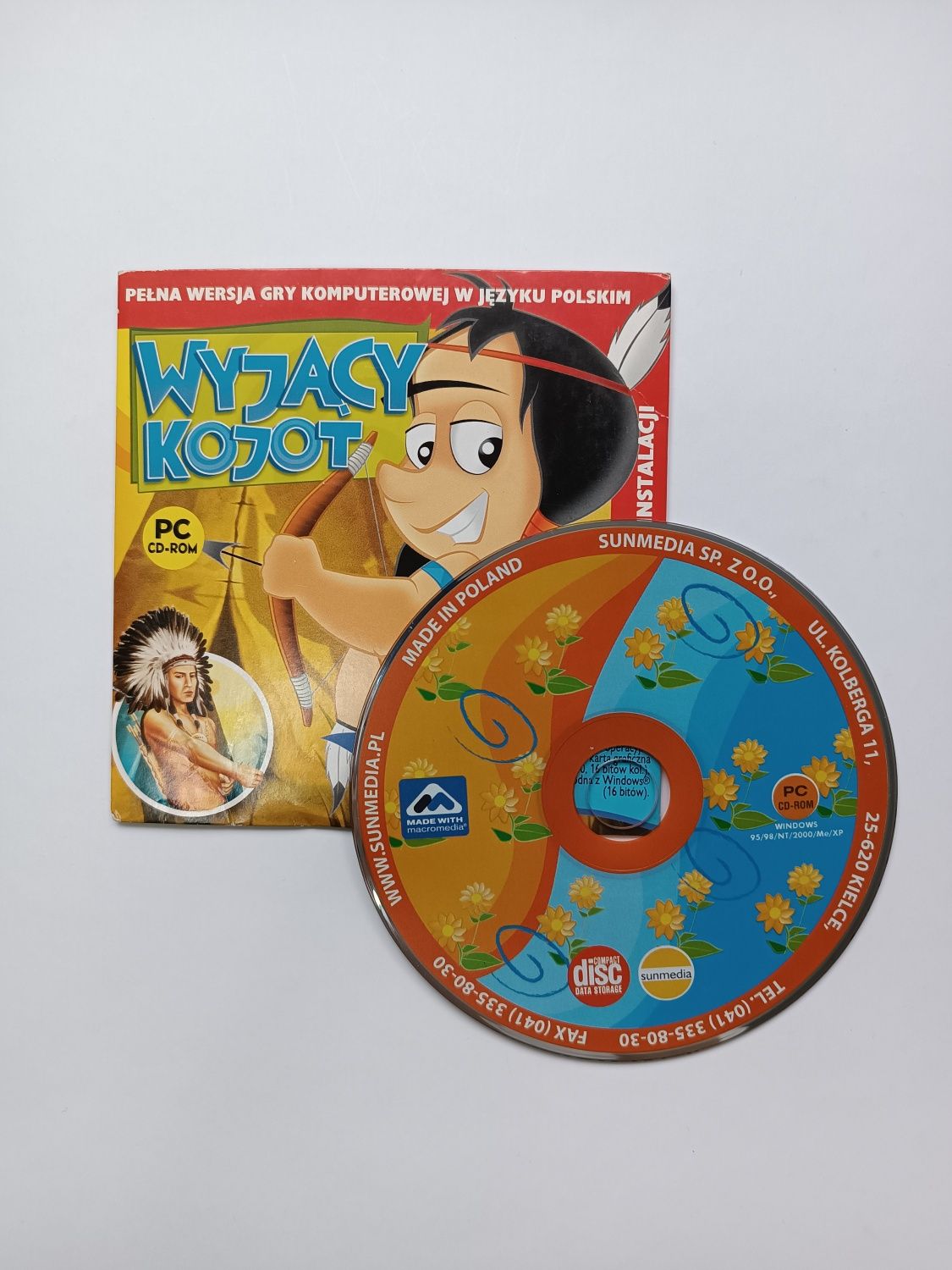 Gra komputerowa dla dzieci - wyjący kojot - płyta CD