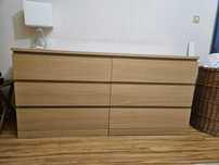 Komoda ikea malm 6 szuflad