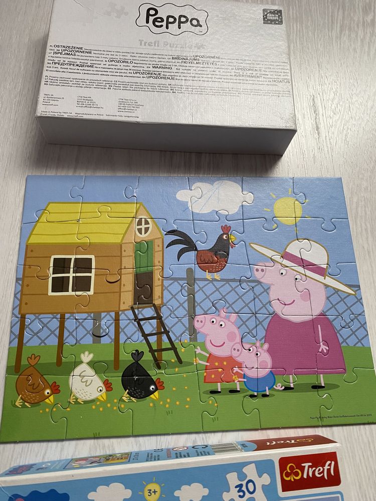 Puzzle Świnka Peppa 30 elementów trefl