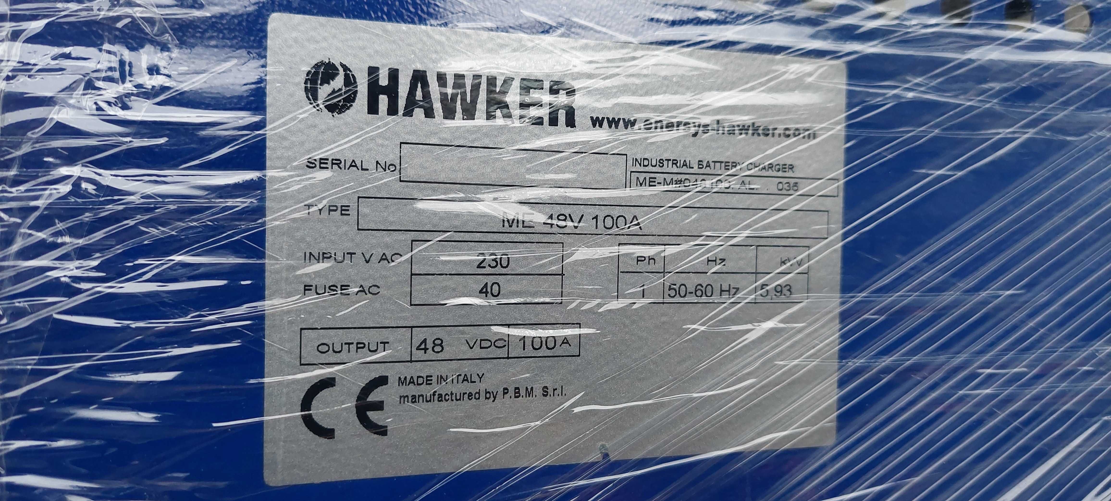 Prostownik Hawker 48V 100A do trakcyjnych 1-fazowy