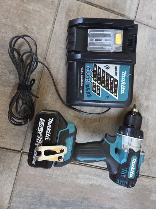 DDF486 Makita najmocniejsza wkrętarka bezszczotkowa jak NOWA 2023r