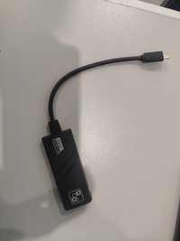 Adaptador usb c to rj45 cabo de rede