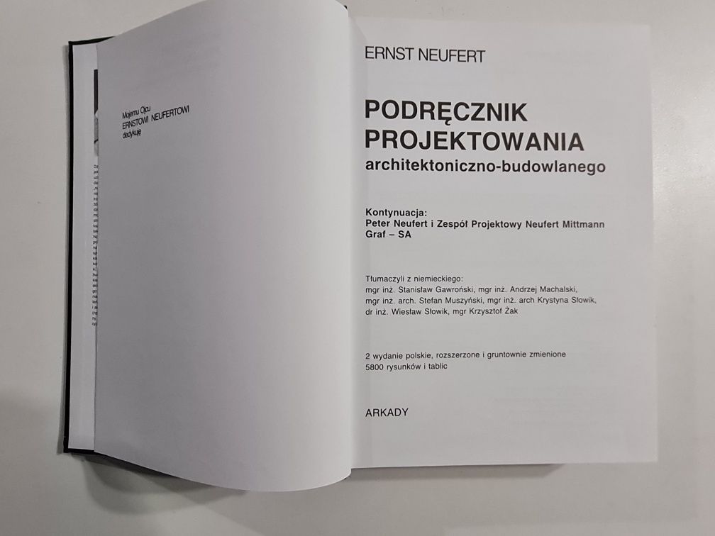 Podręcznik Projektowania architektoniczno-budowlanego Neufert