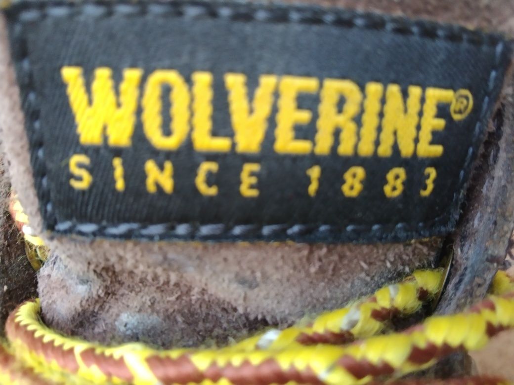 Górskie, trekingowe Wolverine roz 40 wkl 25 cm skóra