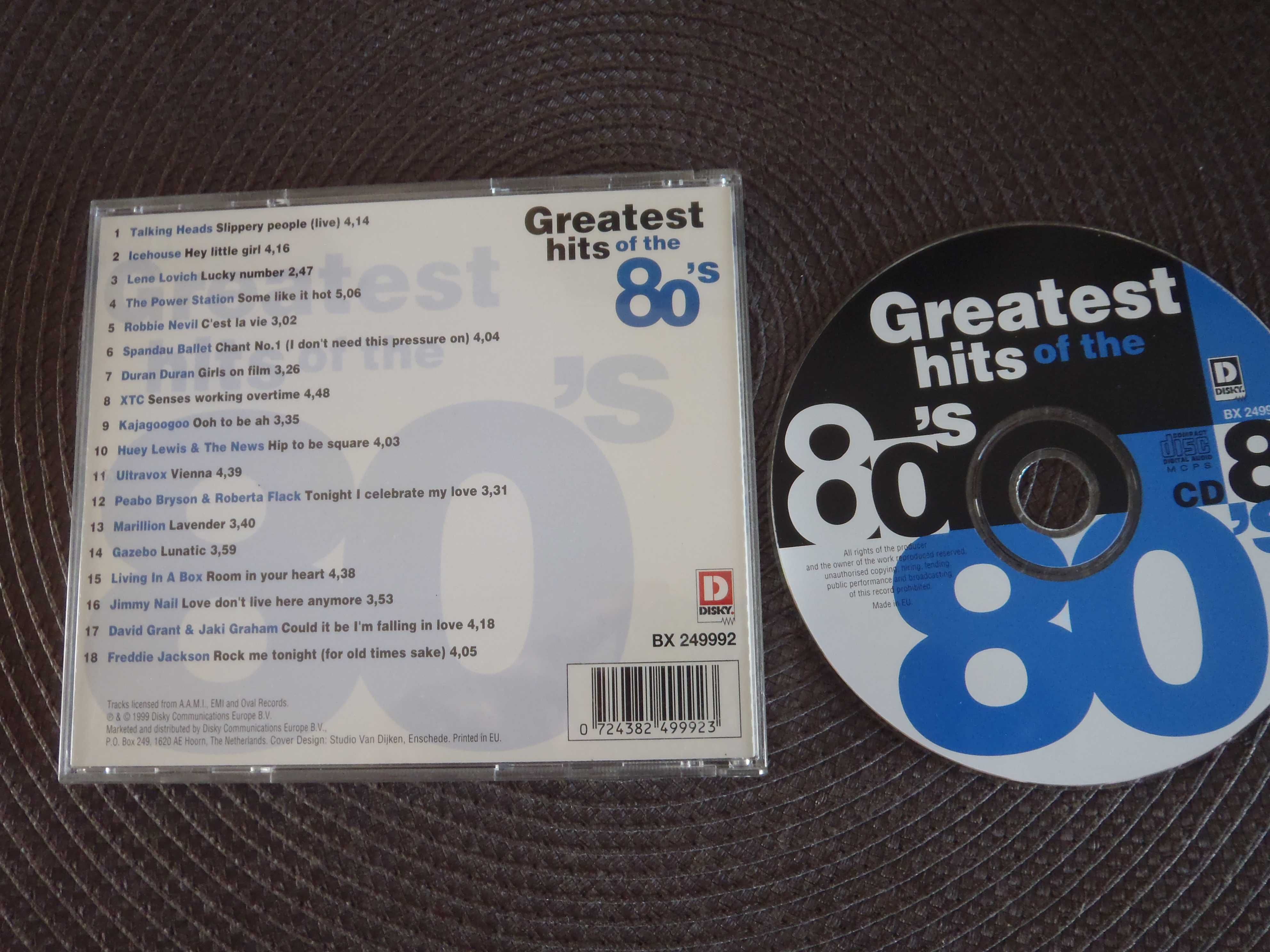 Greatest Hits of The 80s - CD no 8