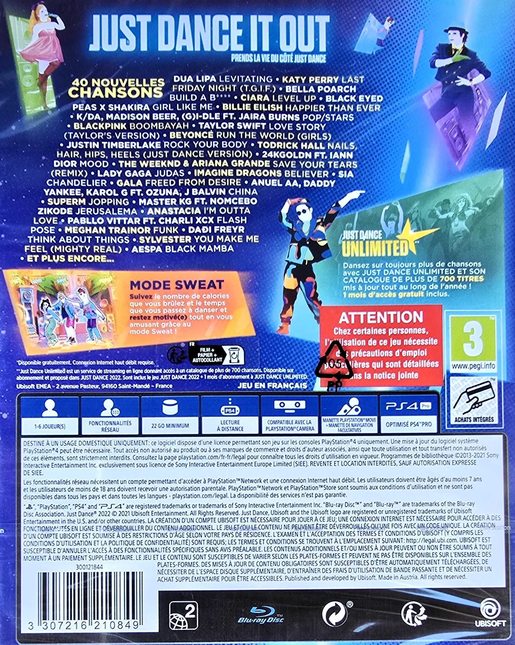 JUST DANCE 2022 Playstation 4 PS4 PS5 Nowa Sklep Multigames Kraków