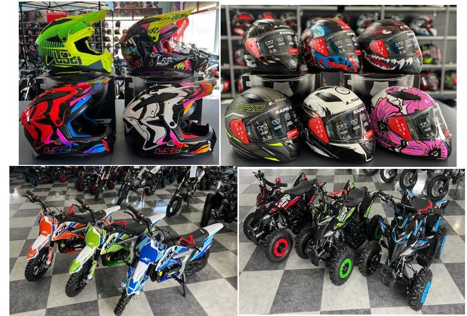 Capacete cross / integral - Moto 4 / Pitbike