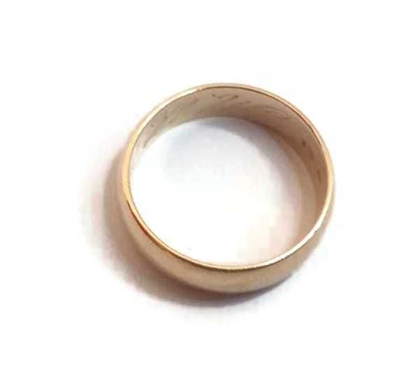 Wyrób jubilerski - złota obrączka 585 6,35g R.23 (GRAWER)
