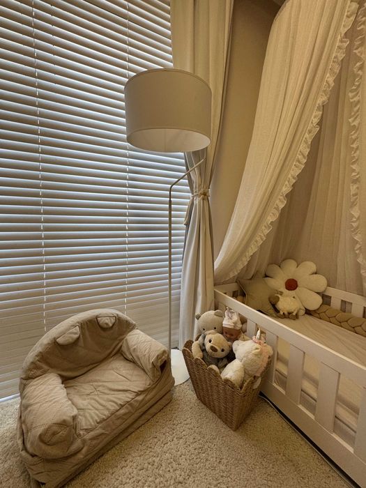 LAMPA Stojąca Podłogowa biała