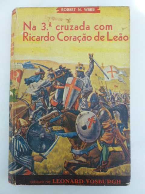 Livro, 3ª Cruzada com Ricardo Coração de Leão (Aventura e Historia)