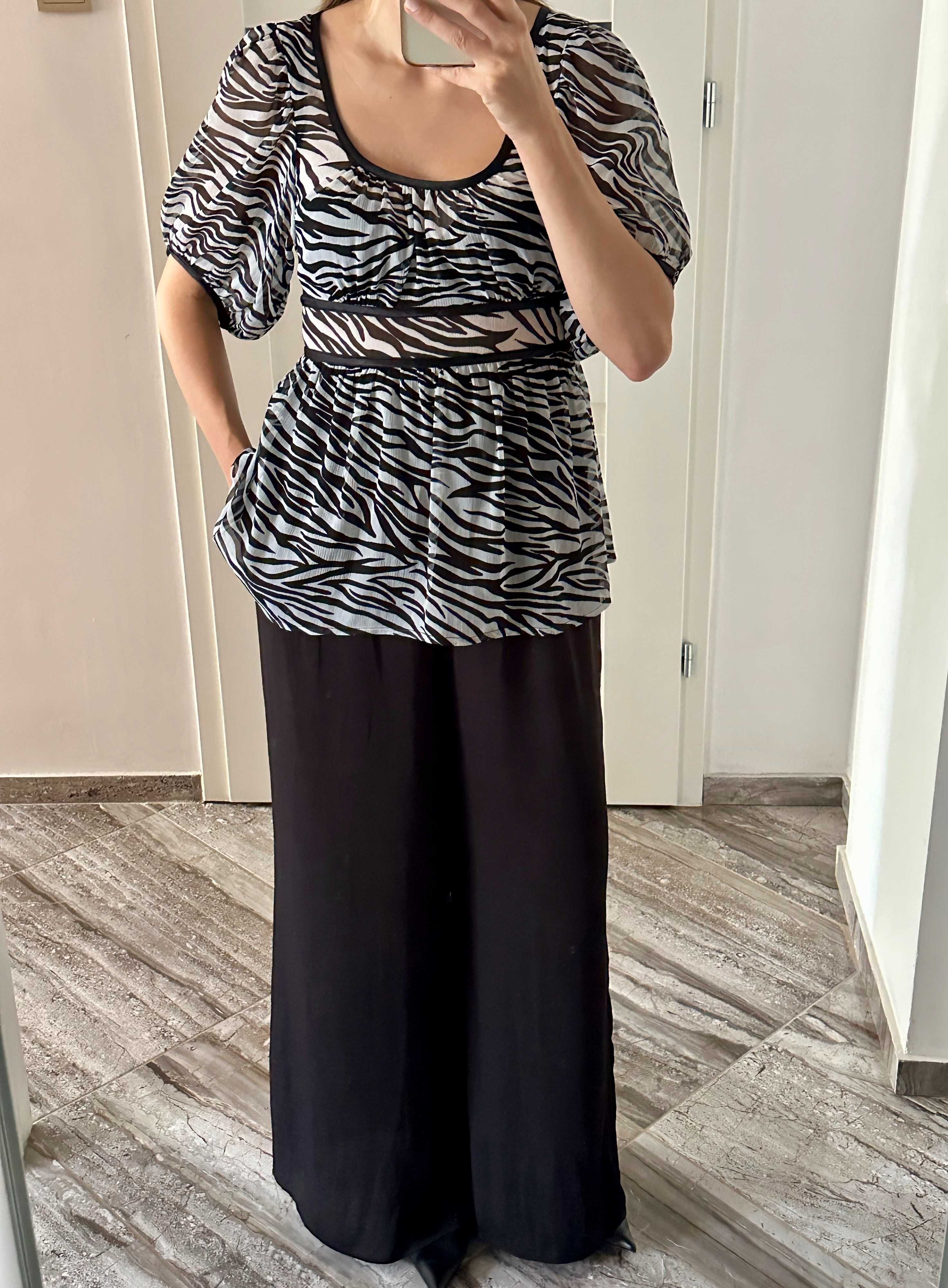 Bluzka w zwierzęcy wzór H&M rozm.S
