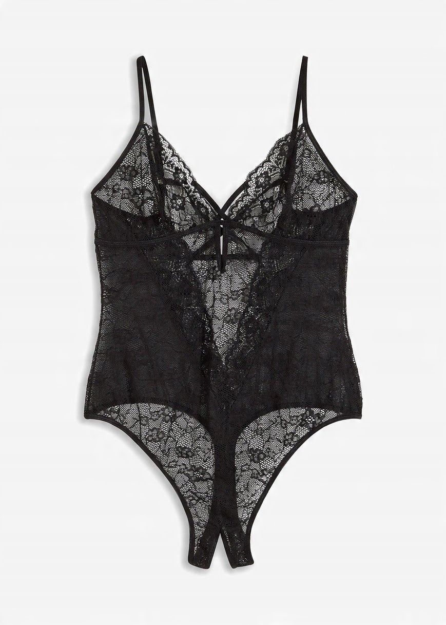 Venus body koronkowe ze stringami ouvert 48/50.