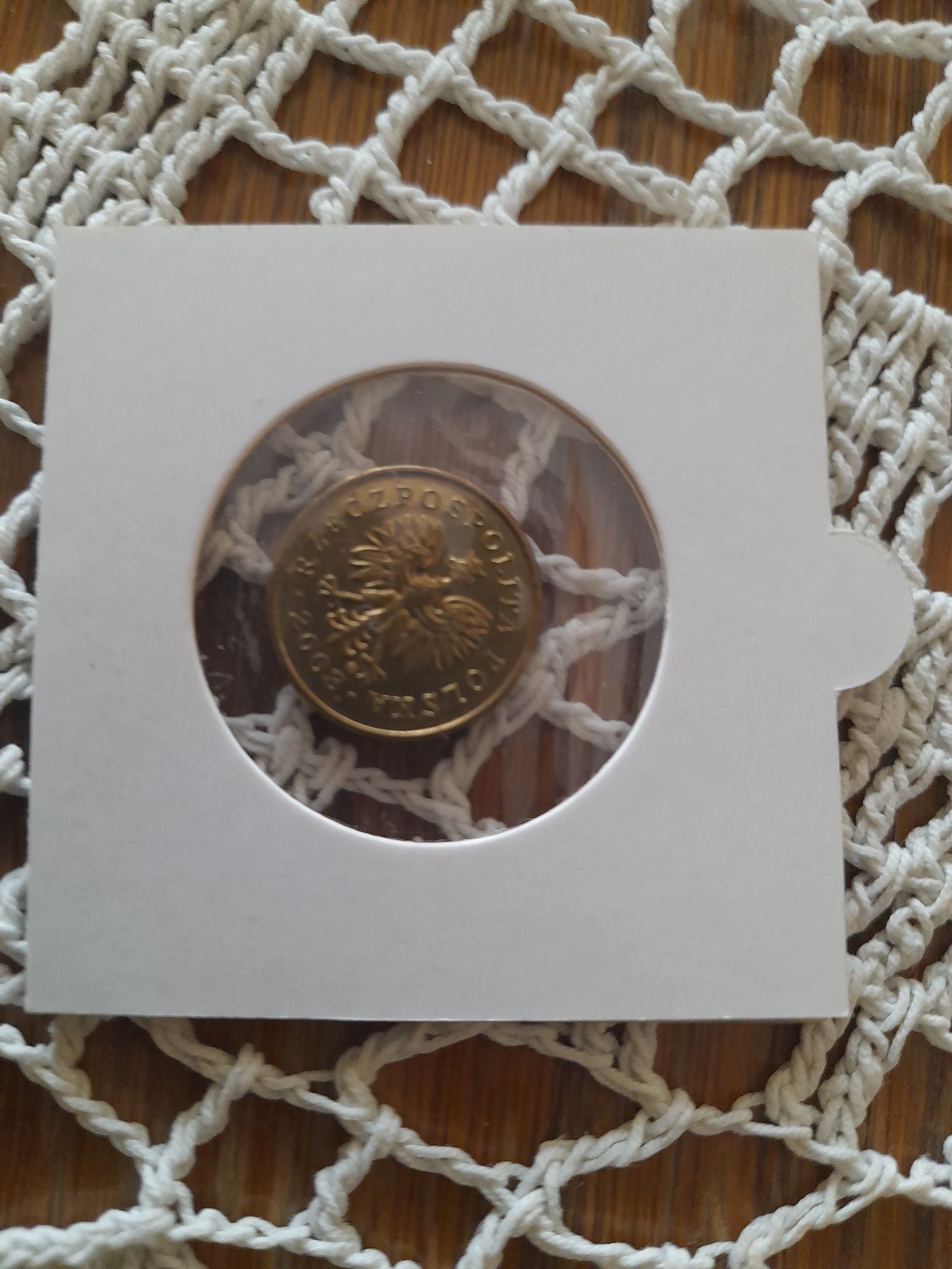 moneta 2 grosze skrętka