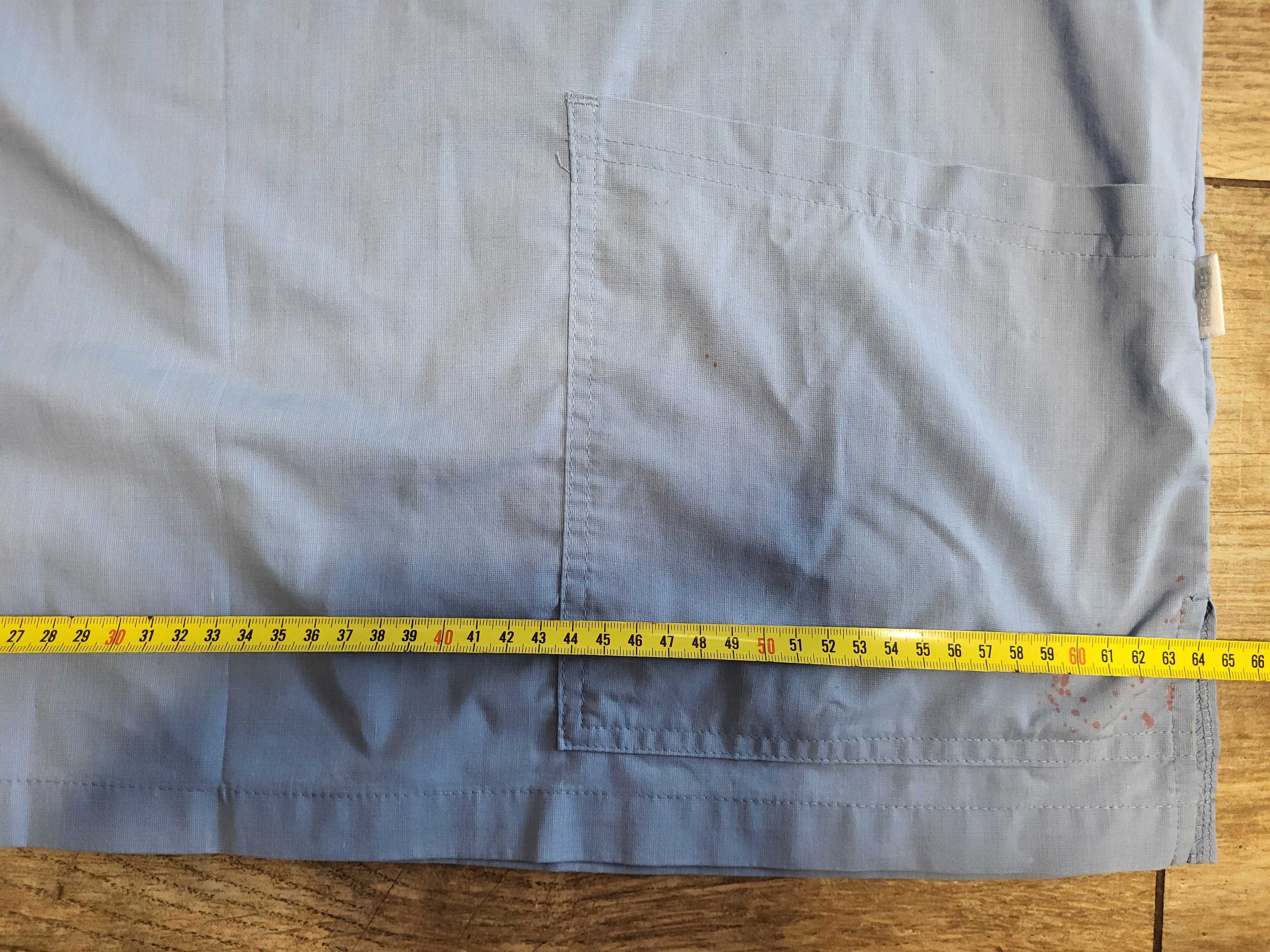 Bluza medyczna niebieska