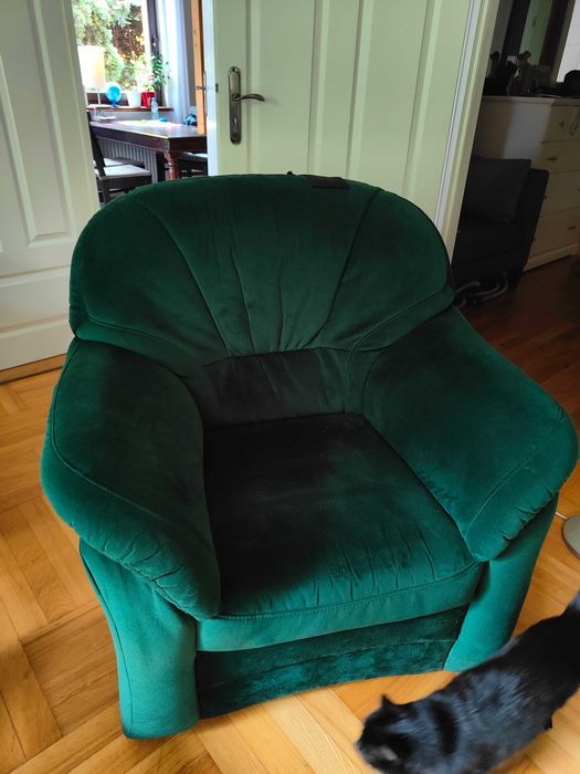 Sofa i dwa fotele, zestaw wypoczynkowy