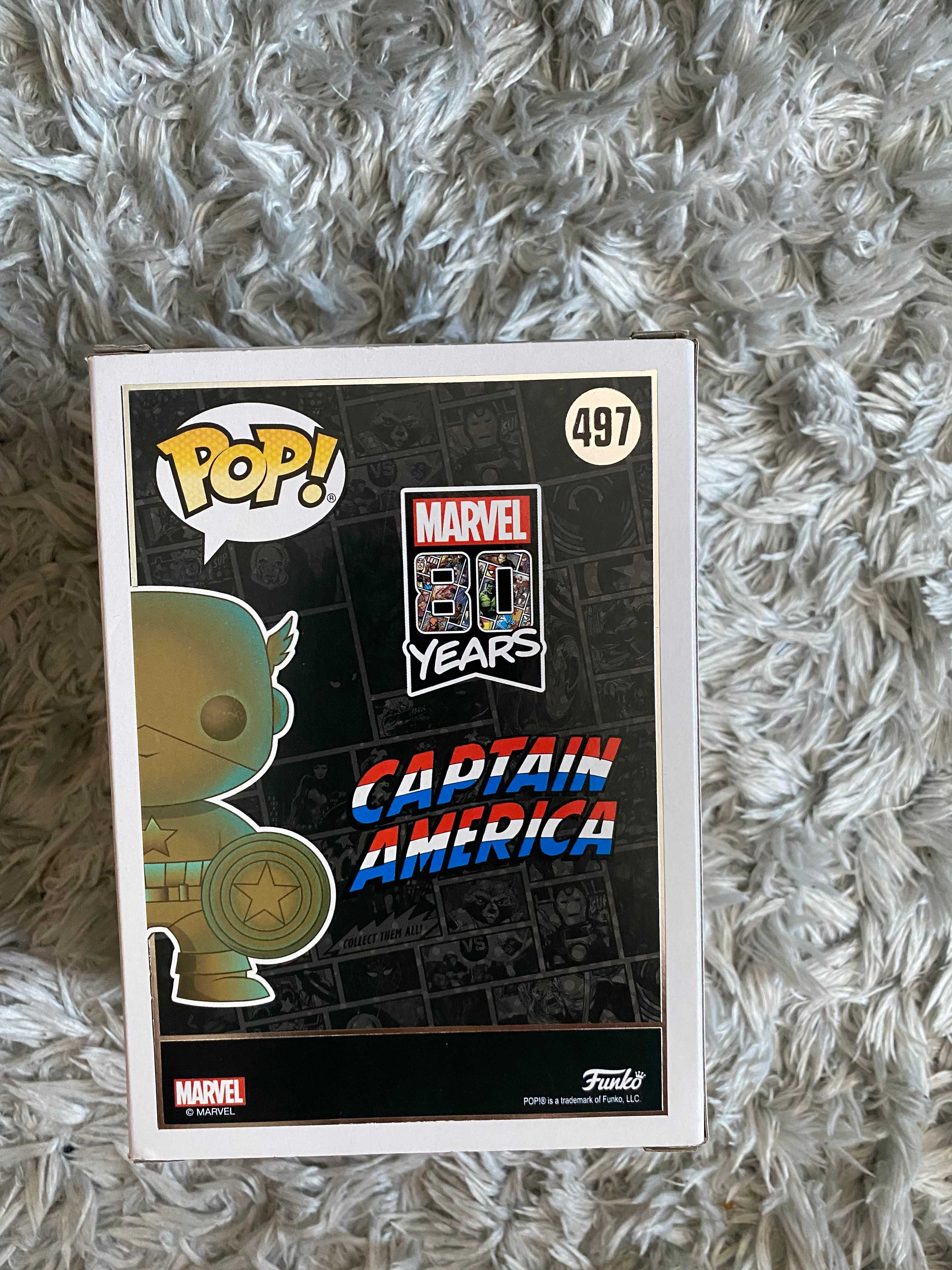 FUNKO POP MARVEL 80 YR CAPTAIN AMERICA Kapitan # 497 (Special Edition)