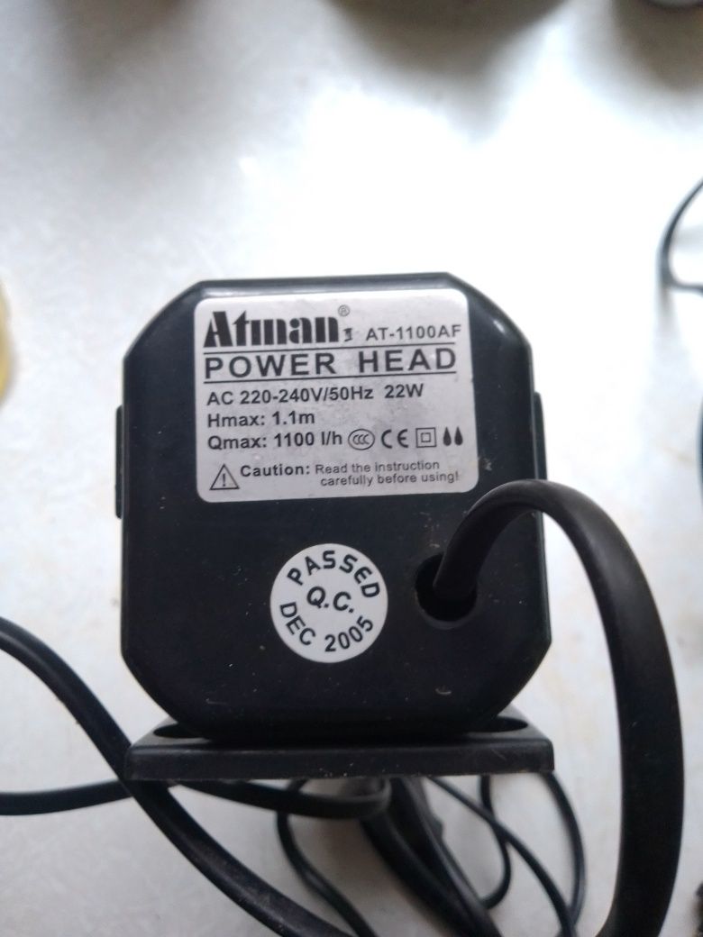 Внутренний фильтр Atman AT 1100 F, Atman AT 202 и обогреватель Atman